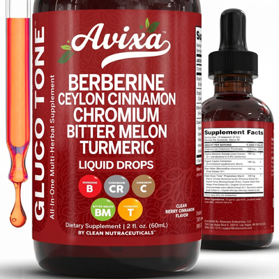 MyAvixa Berberine Ceylon Cinnamon Liquid Drops VIP